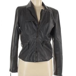Blank NYC Moto jacket with gunmetal details